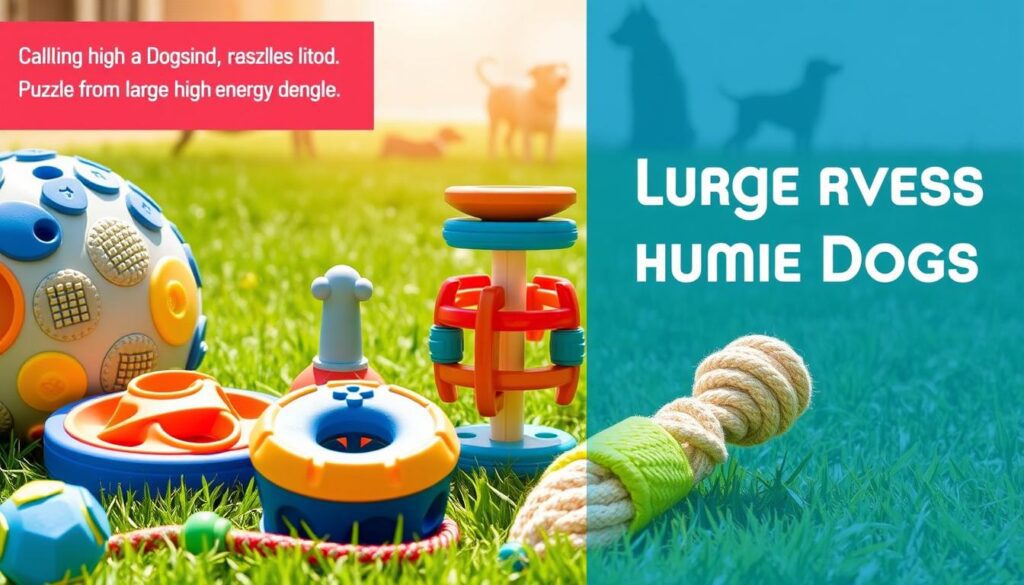 Interactive toys that challenge dogs