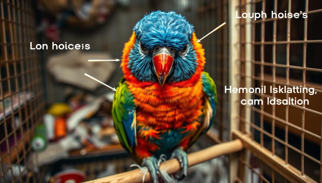 causes of feather plucking