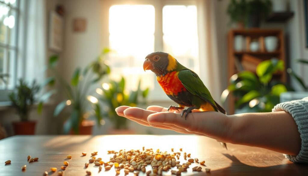 establishing trust with your bird