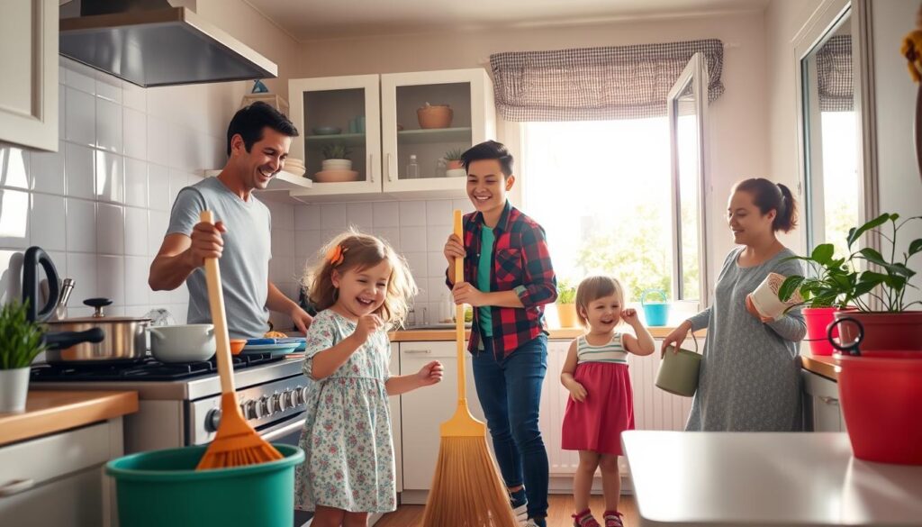 family bonding through chores