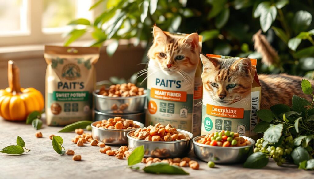 ideal fiber content for cat digestive health