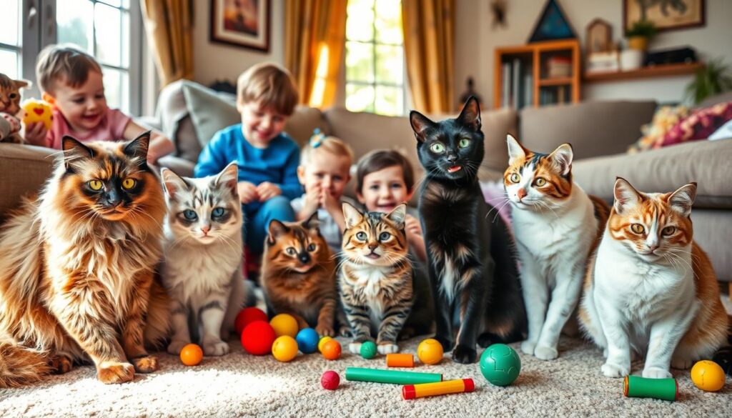 top cat breeds for families