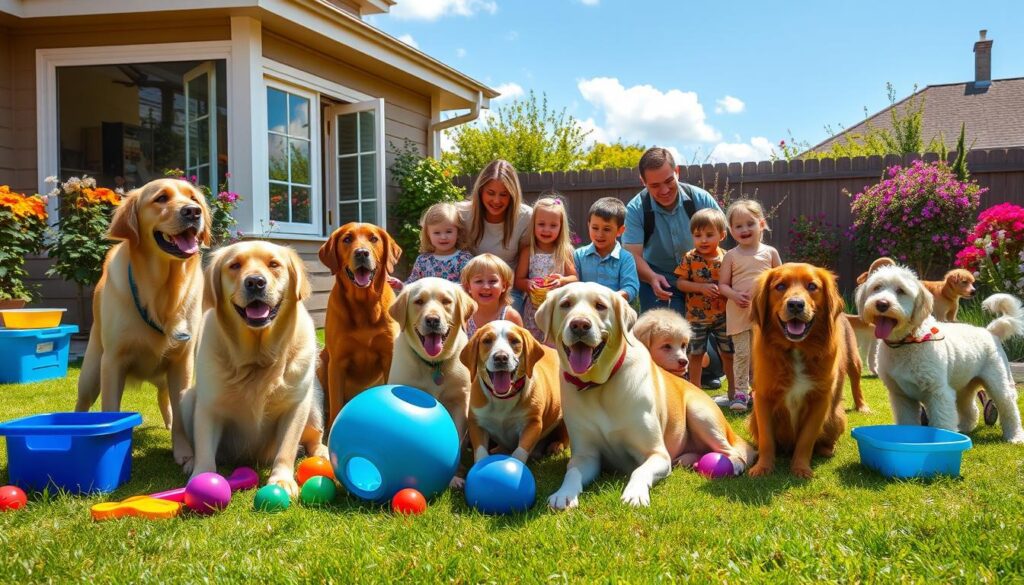 top dogs for households with children