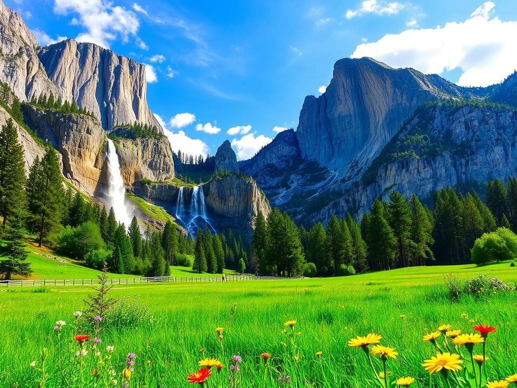 Yosemite National Park iconic landmarks