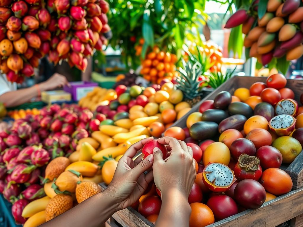 choosing exotic fruits