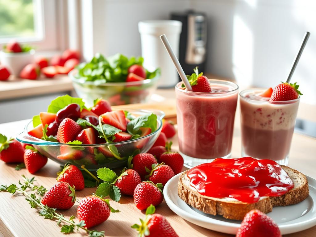 healthy recipes with strawberries