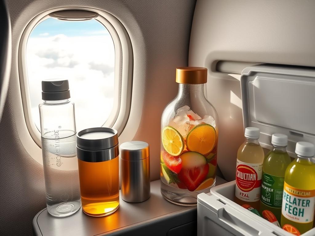 hydration tips for flying