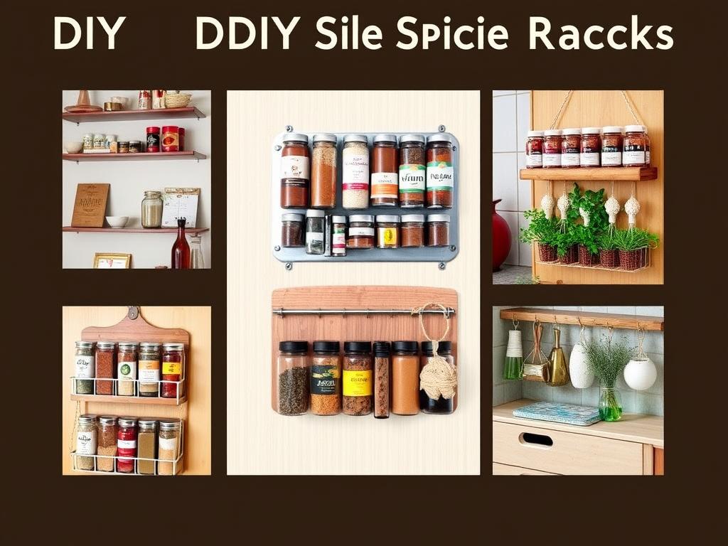 5 DIY Spice Rack Ideas to Save Space