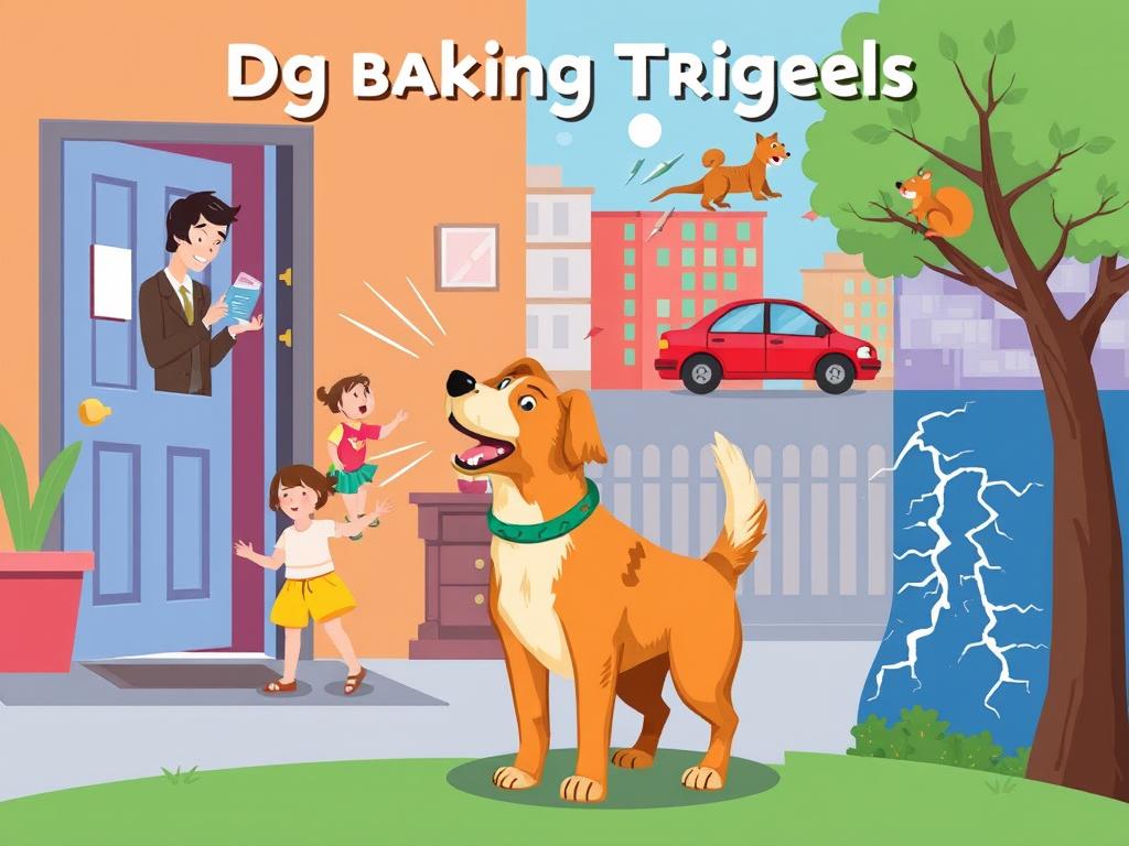 Barking triggers in dogs Barking triggers in dogs