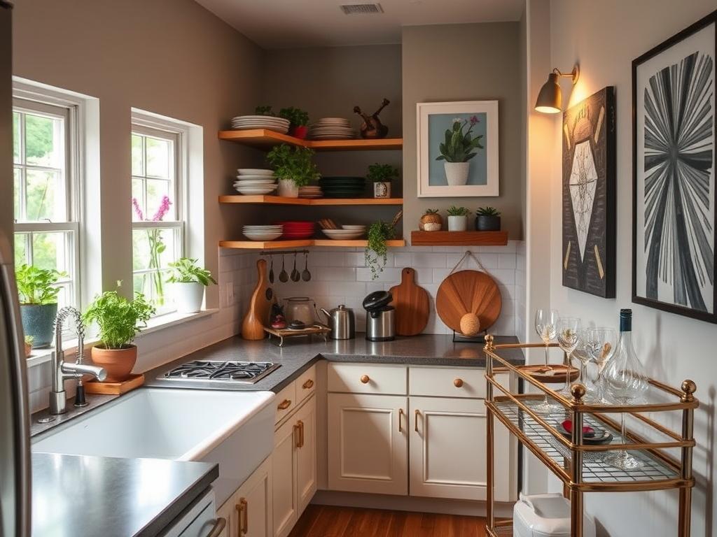 Creative Small Kitchen Decor Ideas: Innovative and Stylish Solutions