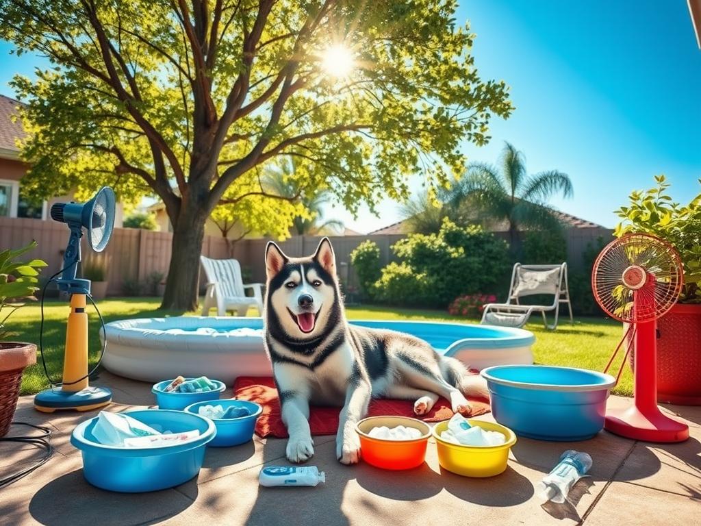 Keeping Huskies Cool in Hot Weather Keeping Huskies Cool in Hot Weather