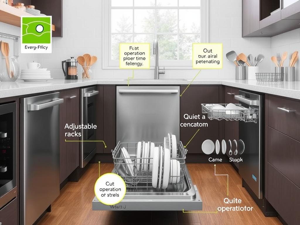 Key features to consider in dishwashers Key features to consider in dishwashers