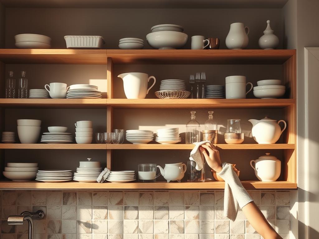 open shelving cleaning tips open shelving cleaning tips