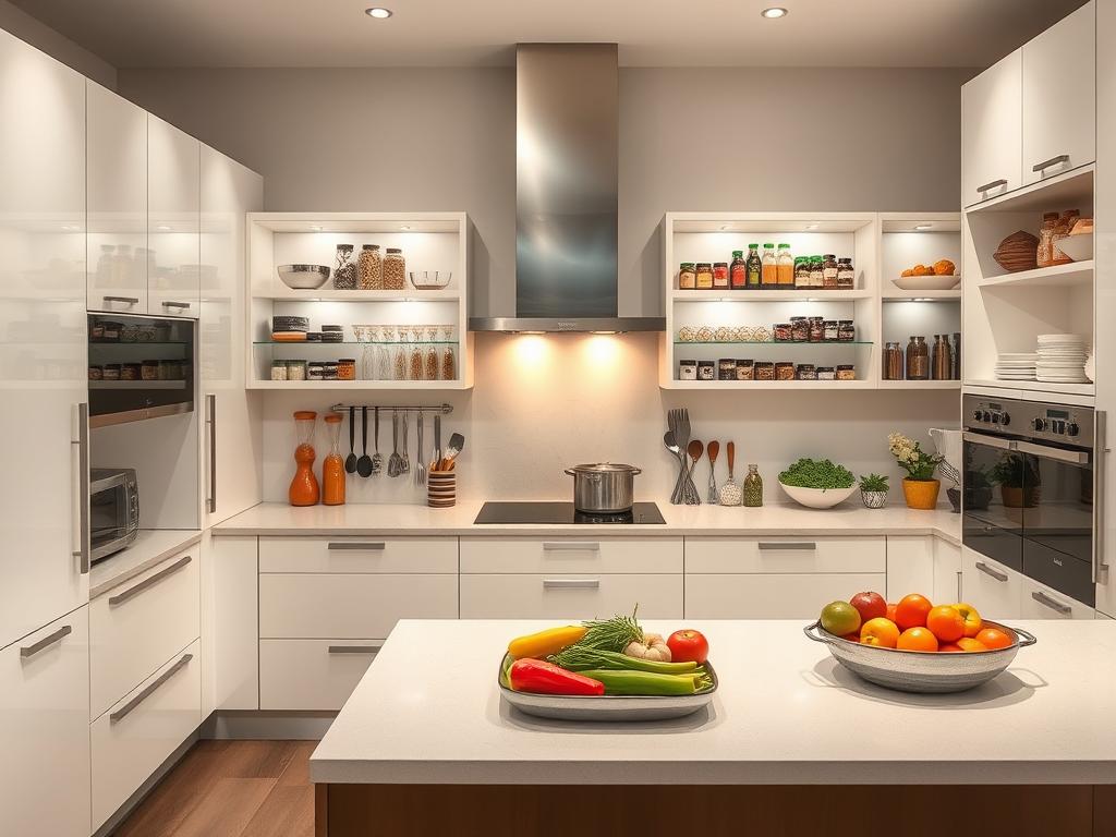 organized kitchen